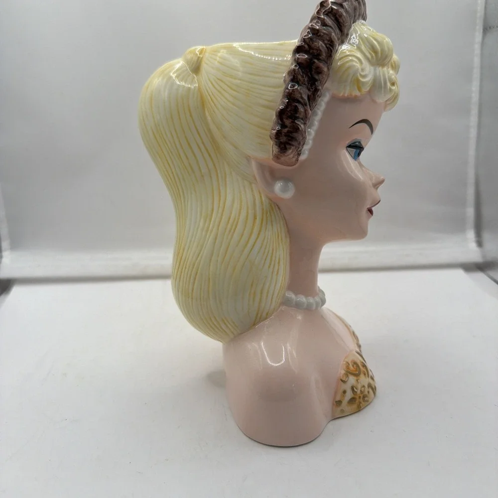 Lady Head Vase Barbie "Evening Splendor" 1959 (1996 Mattel) 188913 - Picture 4 of 8